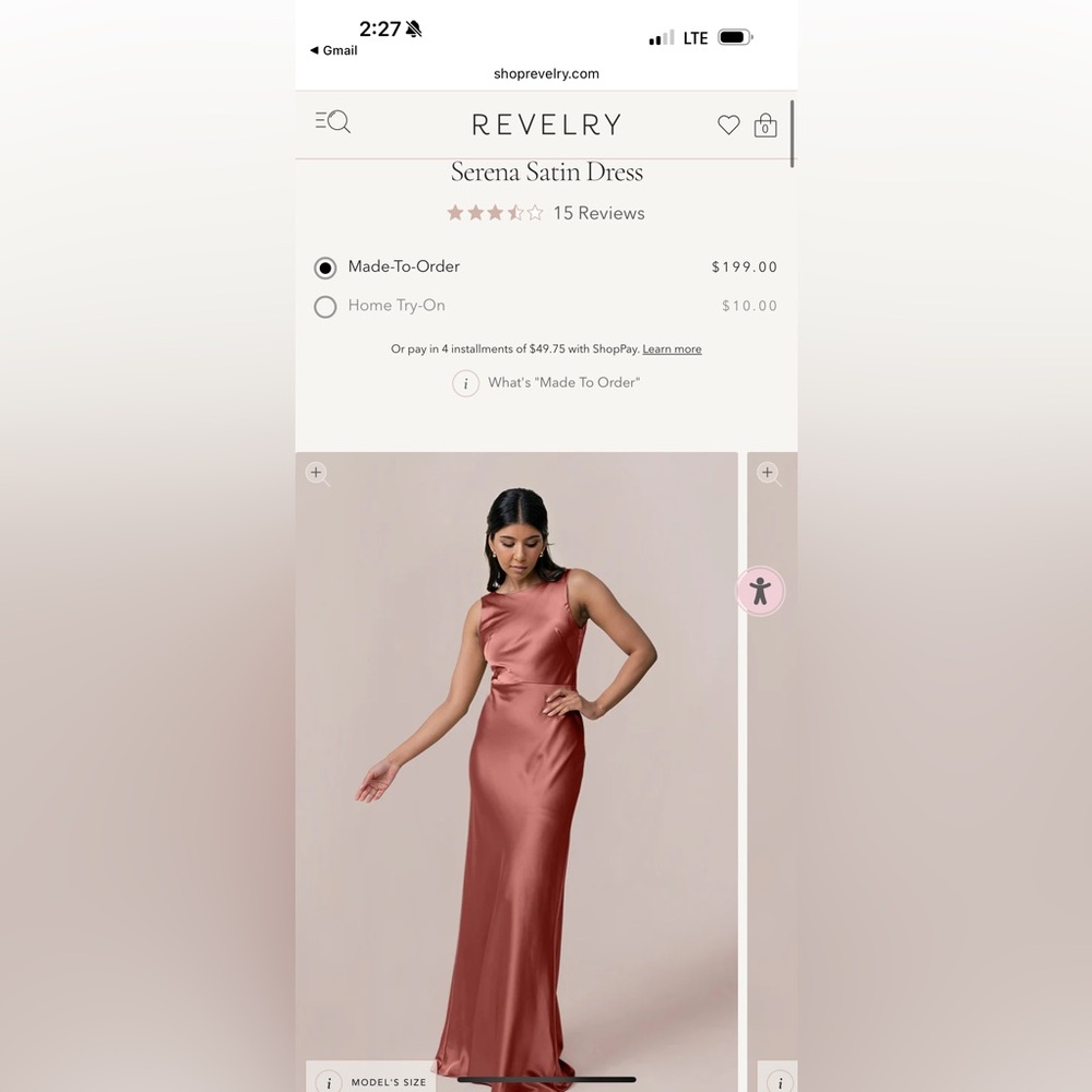 Revelry Satin Maxi Dress in Desert Rose